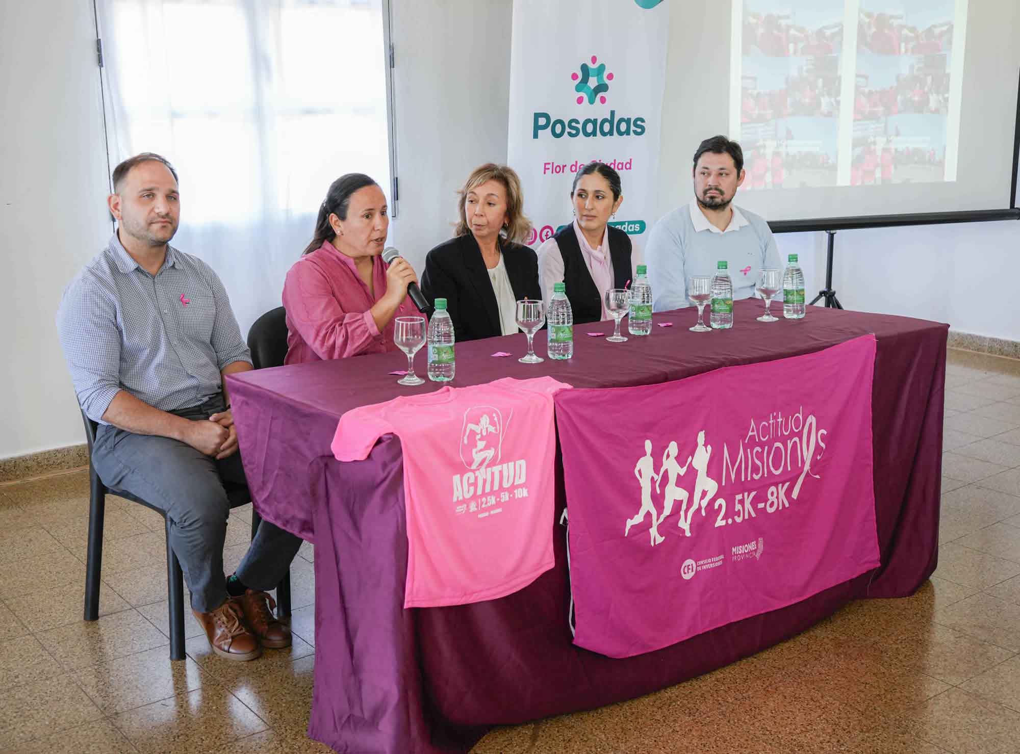 <p>Se presentó una nueva edición de la Maratón Rosa en Posadas</p>
